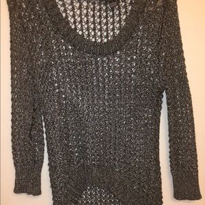 Shimmery Dark Grey Rue 21 Pullover